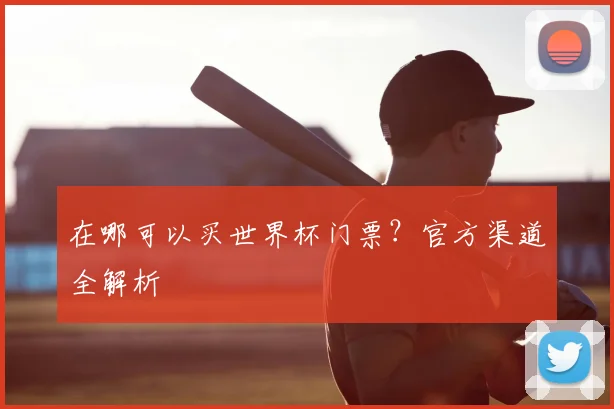 在哪可以买世界杯门票?官方渠道全解析